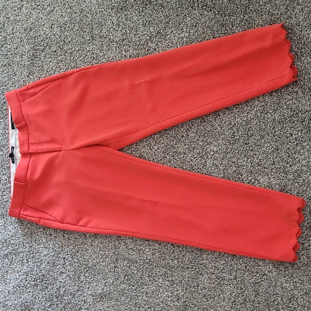 Banana Republic Red Cropped Pants